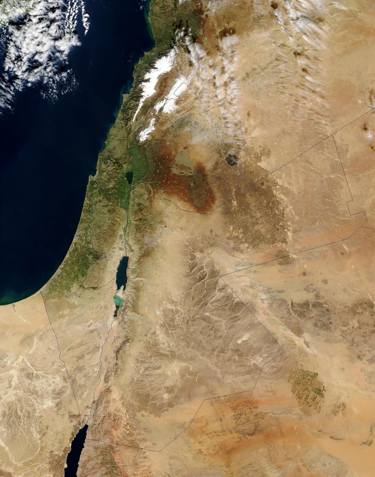 kat jeyografik nan pèp izrayèl la satelit
