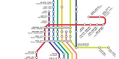 Kat jeyografik nan pèp izrayèl la tren